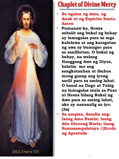 divine mercy tagalog
